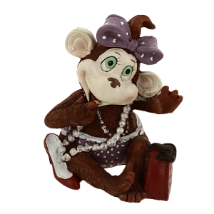 ФИГУРКА ОБЕЗЬЯНКА-МОДНИЦА 100-275 1+1 000000000001138873