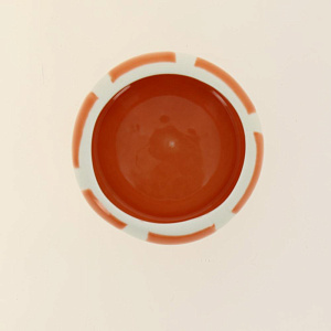 Шкатулка декоративная оранжевая с серой розой из фарфора для украшений / 6.5х6х6 арт.43830 000000000001162929