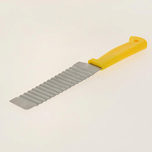 Резак для овощей и фруктов 8х1,4х30,5см МУЛЬТИДОМ Гофре нержавеющая сталь 000000000001189977