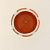 Шкатулка декоративная оранжевая с серой розой из фарфора для украшений / 6.5х6х6 арт.43830 000000000001162929