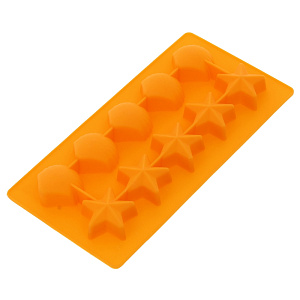 Форма для льда 21х10,5х2см MARMITON Звездочки и ракушки 10ячеек в ассортименте силикон 000000000001148655