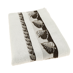 Пол-це 70х140Лепестки Белый,хл100%,пл400 000000000001188133