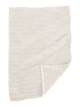 Полотенце махровое 50x90см DE'NASTIA Узкая Волна 500гр молочный хлопок 000000000001194305