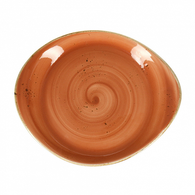 Асимметричная тарелка Craft Steelite, терракотовый, 25 см 000000000001123965