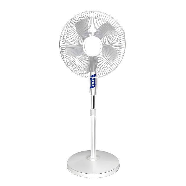 Вентилятор напольный 120х43см белый пластик/металл 000000000001222641