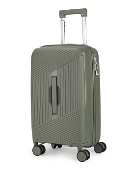 Чемодан на колесах S (36х22х55см) полосы хаки PP 000000000001226555