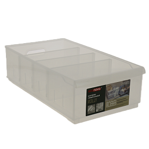 Контейнер 242х450х129мм 11,5л ЭКОНОВА ROLLY универсальный бесцветный полипропилен 000000000001190480