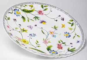 Тарелка десертная 22см OLAFF МАНУЭЛА мелкая опал 000000000001211213