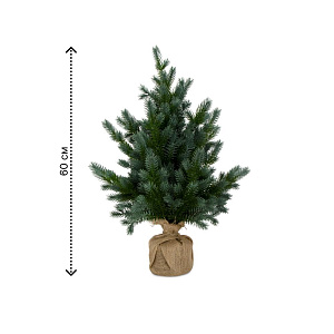 Ель искусственная 60 см зеленая литая 000000000001225525