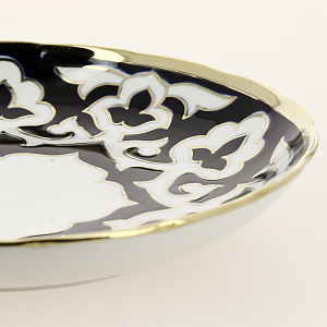 Блюдо (ляган) Пахта 27,7см ASIA PORCELAIN большой с титановым напылением фарфор 000000000001204885