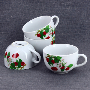 Набор столовый ESTETICA Вишня, фарфор, 20 предметов, M34007 000000000001094382