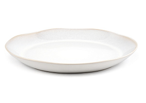 Тарелка обеденная 28см Глянец белый глазурованная керамика 000000000001217605