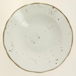 Тарелка суповая 21см TULU PORSELEN PAPATYA молочный фарфор 000000000001208247