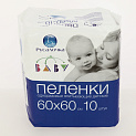 ПЕЛЕНКИ BABY  «Classic» одноразовые универсальные 60х60 см 10 шт РУСАЛОЧКА 434202 000000000001199175
