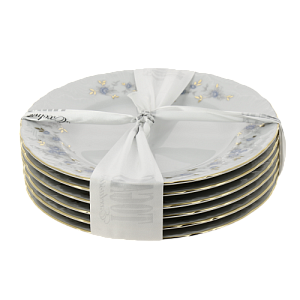 Набор тарелок десертных 6шт 19см CMIELOW 9706 blue фарфор 000000000001172716