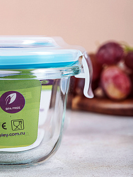 Контейнер 520мл ELEY квадратный стекло 000000000001186805