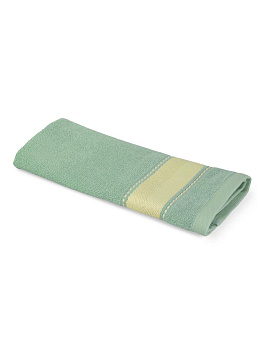 Полотенце махровое 30х60см LUCKY Атласный бордюр мятный хлопок 100% 000000000001226783