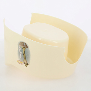 Горшок детский ПОЛИМЕРБЫТ Giraffix туалетный с крышкой пластик 000000000001209592