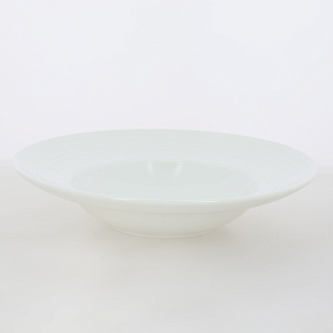 Тарелка суповая 25см TUDOR ENGLAND Royal Circle белый фарфор 000000000001189645