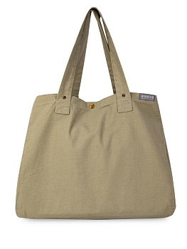 Сумка 38х44х22 DE'NASTIA Sea Salt Washed мятный хлопок 000000000001225550