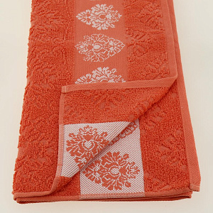 Полотенце махровое Privilea 50*90,100%хл.пл480г/м,10С13 Барокко/коралл.Беларусь 000000000001188868