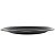 Плоская тарелка Carine Black Luminarc 000000000001004271