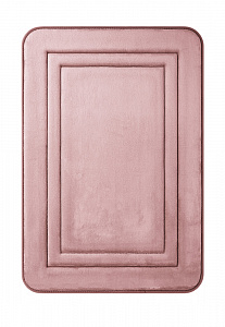 Коврик для ванны 55x80см DE'NASTIA Soft Collection memory лиловый полиэстер 000000000001215832