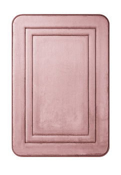 Коврик для ванны 55x80см DE'NASTIA Soft Collection memory лиловый полиэстер 000000000001215832