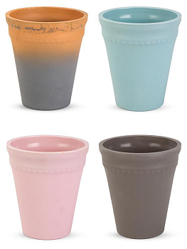 Кашпо 13,5х12см 1л Антик пластик 000000000001230176