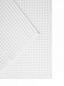 Полотенце вафельное 50x90см DE'NASTIA для бани/сауны 300гр белый хлопок 000000000001228560