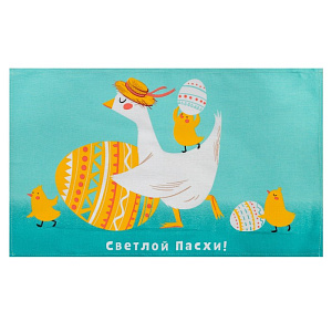 Полотенце кухонное Светлой Пасхи, Доляна, 35х60 см 000000000001185466