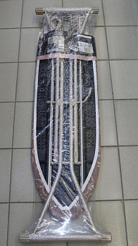 Доска гладильная 120х40смНИКА Haushalt ornament. Подставка под утюг.Розетка с удлинителем1,9м.Гладильная поверхность-термостойкий пластик чехол-хлопок 000000000001205065