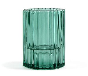 Подсвечник двухсторонний 5,5х7,5см стекло 000000000001216423