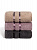 Полотенце махровое 70x140см LUCKY Бордюр сатиновая лента лиловый хлопок 000000000001221607