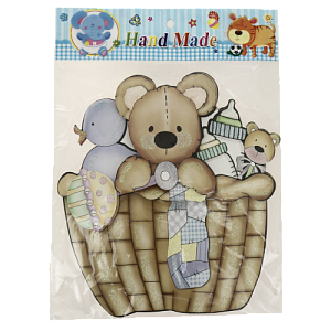 Наклейка самокл декор  из бумаги, на клеевой основе (35,5*25 см) арт.31821 000000000001183521