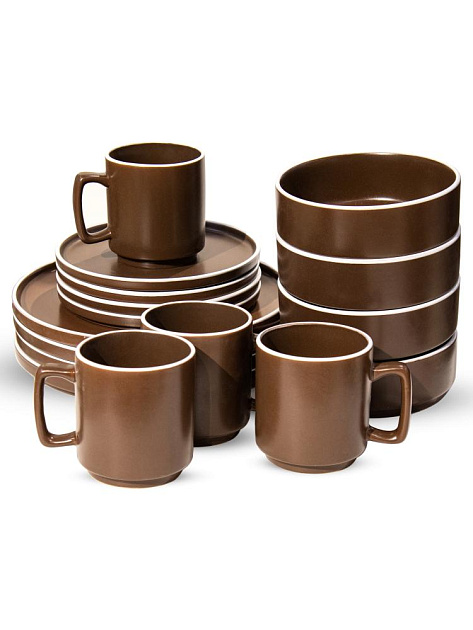 Набор столовой посуды 16 предметов керамика SL193-1 000000000001227287