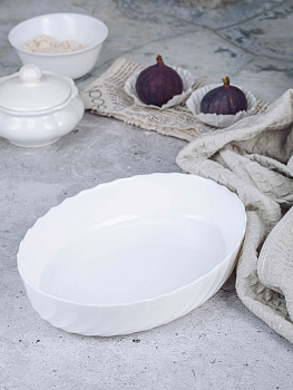 Блюдо для запекания 22см SMART CUISINE TRIANON овальное опал P4017 000000000001202921
