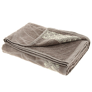 Полотенце банное Листья, 70х120 см 000000000001176706