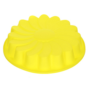 Форма для выпечки Ромашка Matissa, зеленый, 23х4 см, силикон 000000000001134738