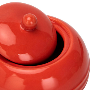 Набор сахарница 280мл/молочник 250мл MATISSA с подставкой красный керамика 000000000001224551