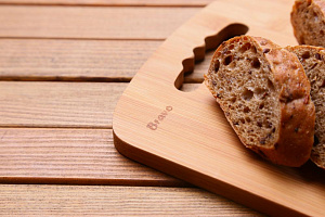 Доска разделочная 30х20х1см BRAVO с вырезанной ручкой бамбук 000000000001169797