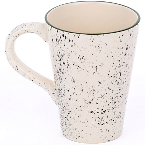 Кружка 300мл CERA TALE Splash Green глазурованная керамика 000000000001210907