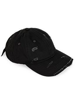 Кепка 57-59см рваная черный полиэстер 000000000001227555