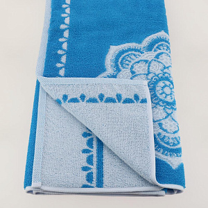 Полотенце махровое Privilea,70*140,100% хл,арт13С2 Символ,бирюзовый. Пр-во  Беларусь 000000000001188508