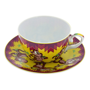 Чайная пара 250мл ОБЕЗЬЯНЫ 86-2139 000000000001133548