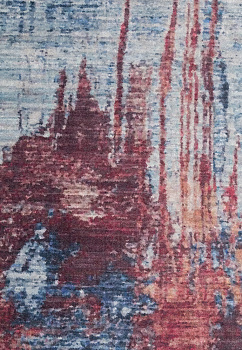 Коврик универсальный 50x80см LUCKY КОЛОР-БЛОК синий/белый/желтый/оранжевый полиэстер 000000000001215854