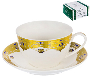 Пара чайная 240мл/блюдце BALSFORD Эстелла Дворцовые тайны подарочная упаковка фарфор 000000000001197873