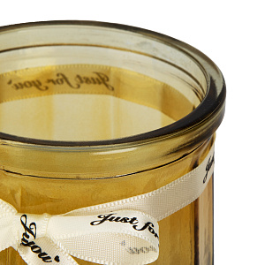 Ваза 25х9см Градиент высокая с бантом стекло 000000000001209240