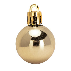 Декоративное украшение Набор шаров 12шт 3см серия Бронзовая микс пластик 000000000001224106