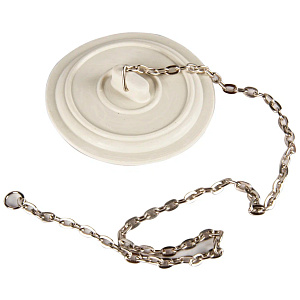 Пробка для ванной с цепочкой Мультидом, резина, нержавеющая сталь 000000000001102345